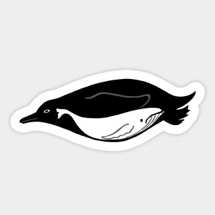 The Penguin Who Swallowed a Whale Sticker